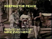 Keeping the Peace